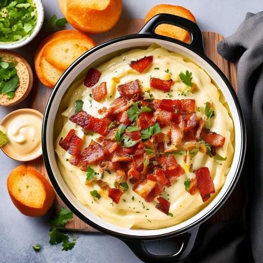 Slow-Cooker Cheddar Bacon Beer Dip